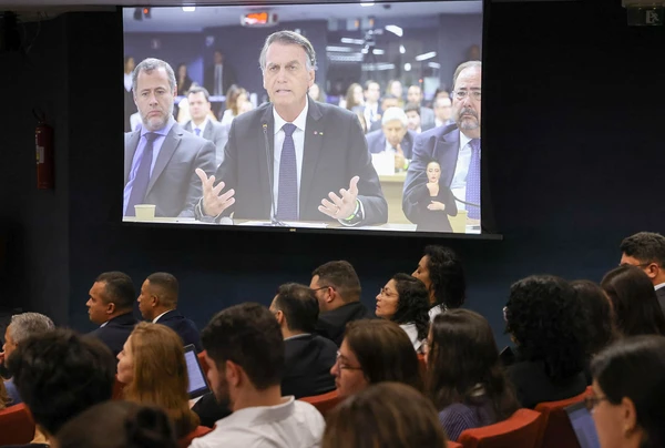Bolsonaro depõe no STF por Antonio Augusto/STF