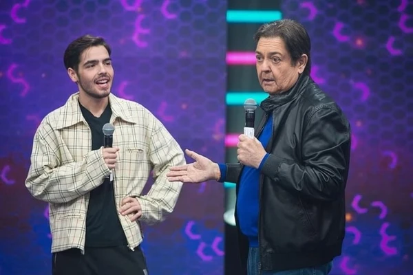 João Silva e Faustão por Reprodução