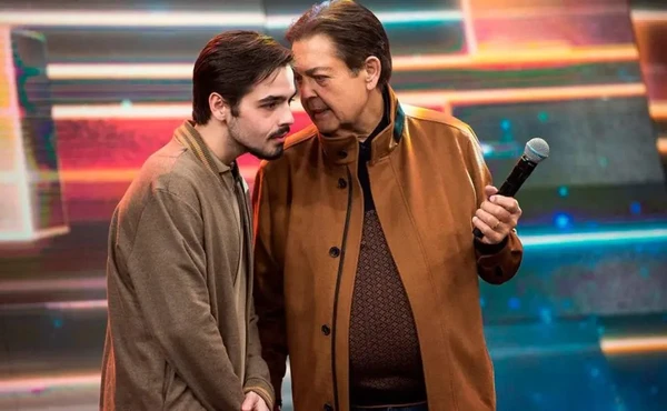 João Silva e Faustão por Reprodução