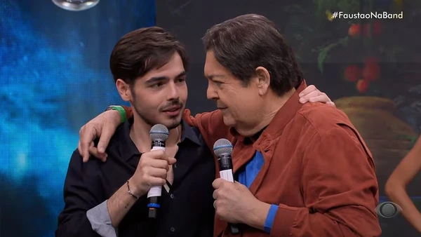 João Silva e Faustão por Reprodução