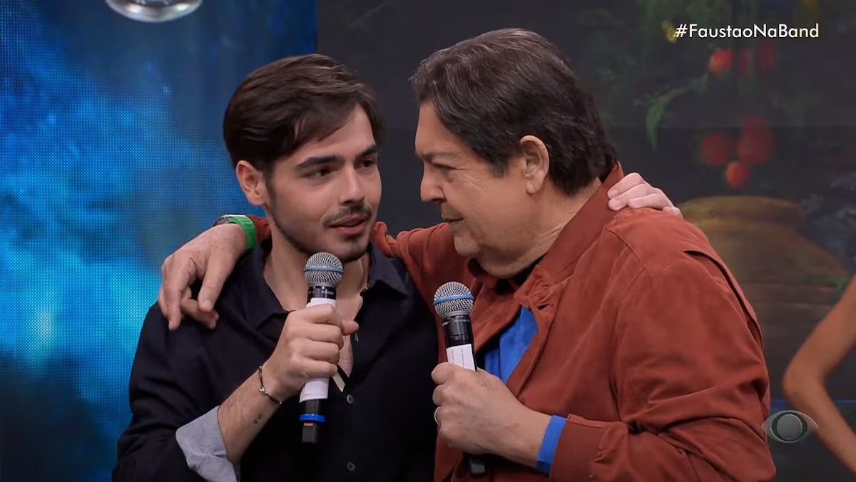 João Silva e Faustão por Reprodução