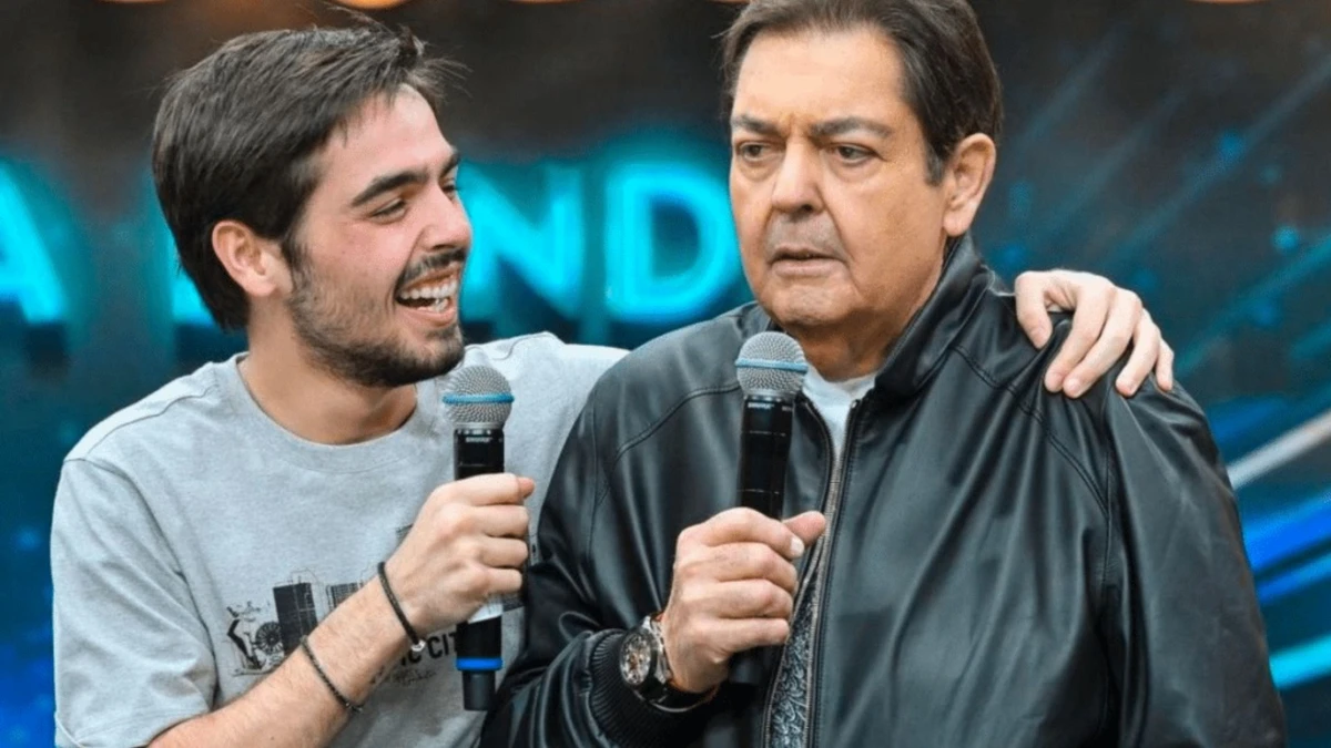João Silva e Faustão por Reprodução