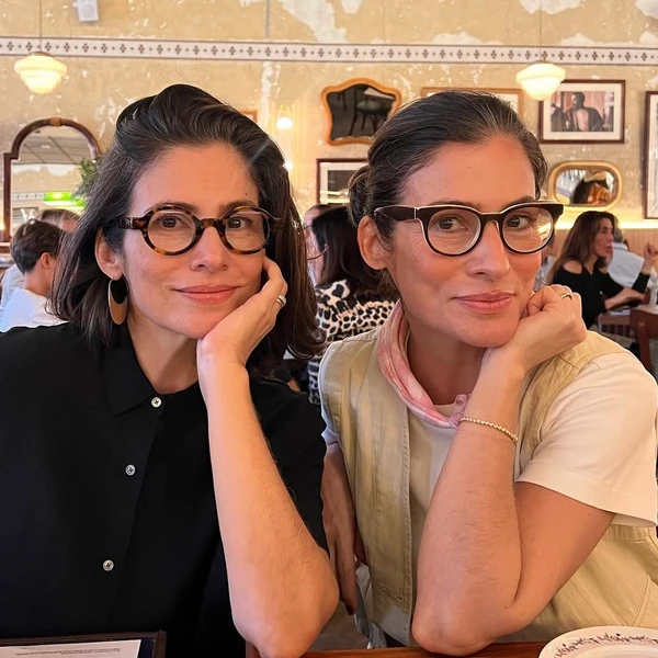 Lanza Mazza (erq.) e Renata Vasconcelos (dir.)