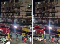 Imagem - Homem pula de janela com criança de 4 anos durante incêndio em Brotas