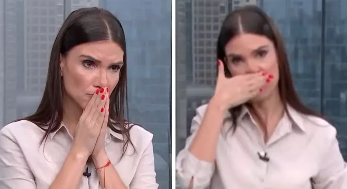 Imagem - Apresentadora da Globo chora duas vezes ao vivo ao ler as notícias; entenda