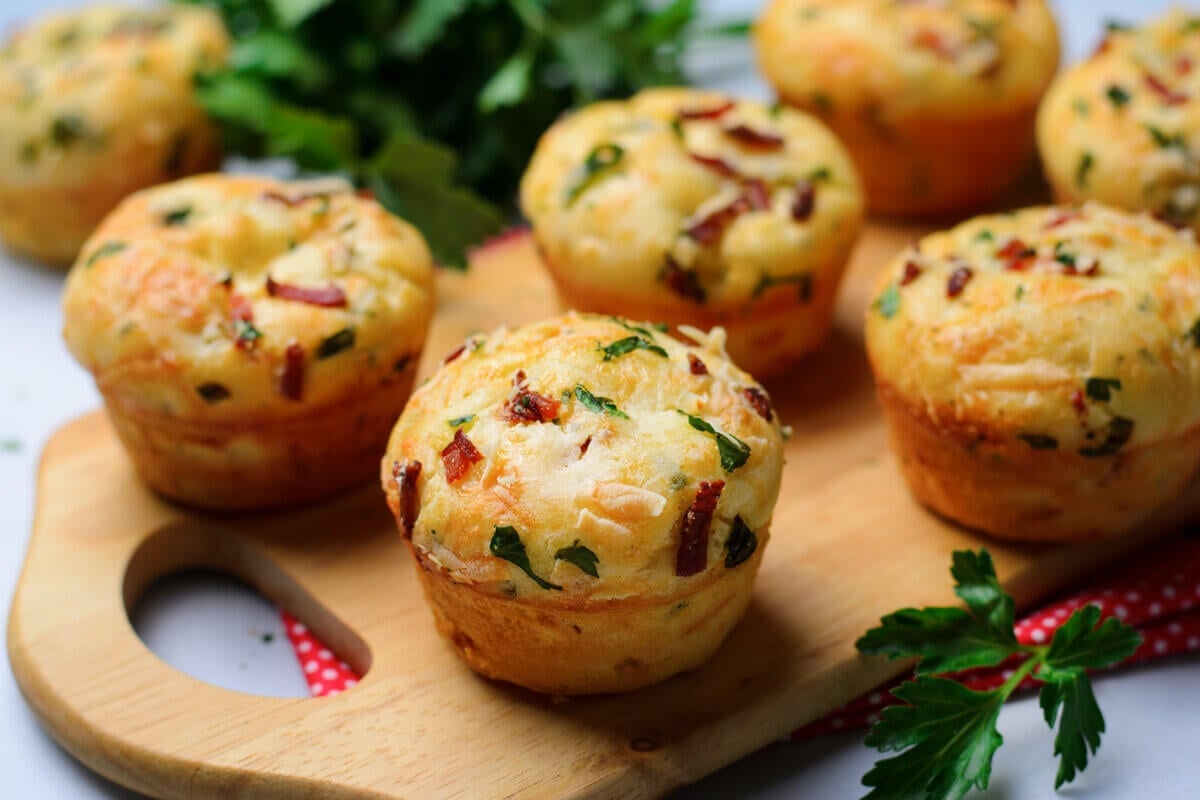 Muffin de queijo com bacon (Imagem: Julie208 | Shutterstock)