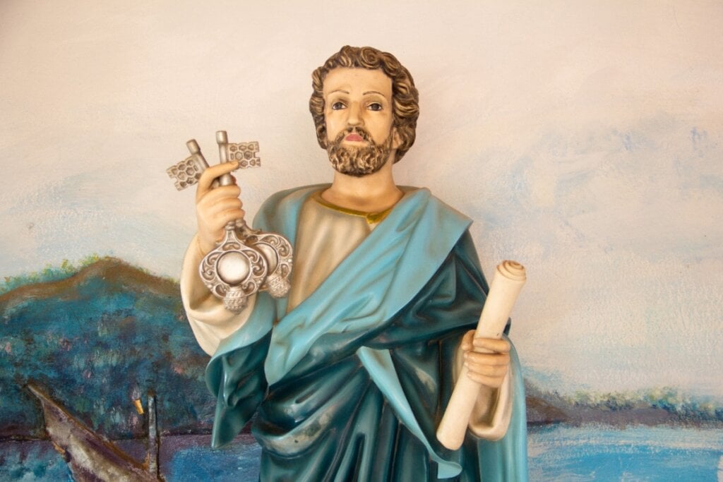 São Pedro é conhecido como o &#8220;príncipe dos apóstolos&#8221; (Imagem: aimpol buranet | Shutterstock) 