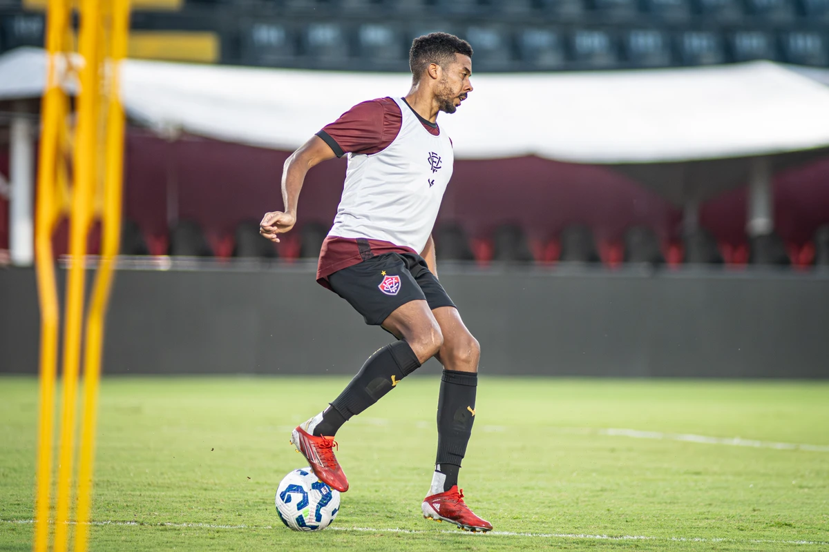 Elenco do Vitória em treinando em preparação para enfrentar o Cruzeiro por Victor Ferreira / EC Vitória