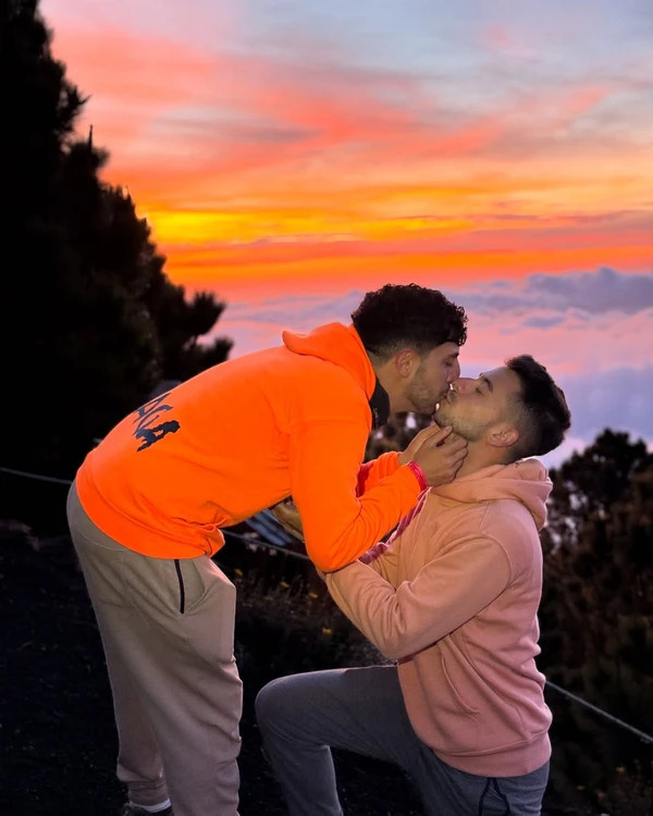 Jordan Pappas e Roy Cohen por Reprodução/Instagram
