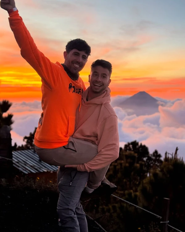 Jordan Pappas e Roy Cohen por Reprodução/Instagram