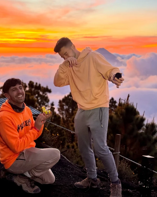 Jordan Pappas e Roy Cohen por Reprodução/Instagram