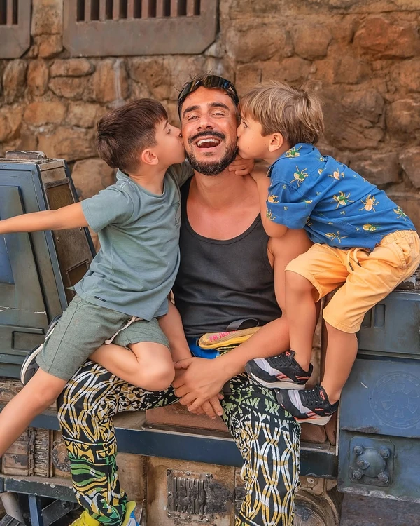 Julio Rocha e família por Reprodução/Instagram