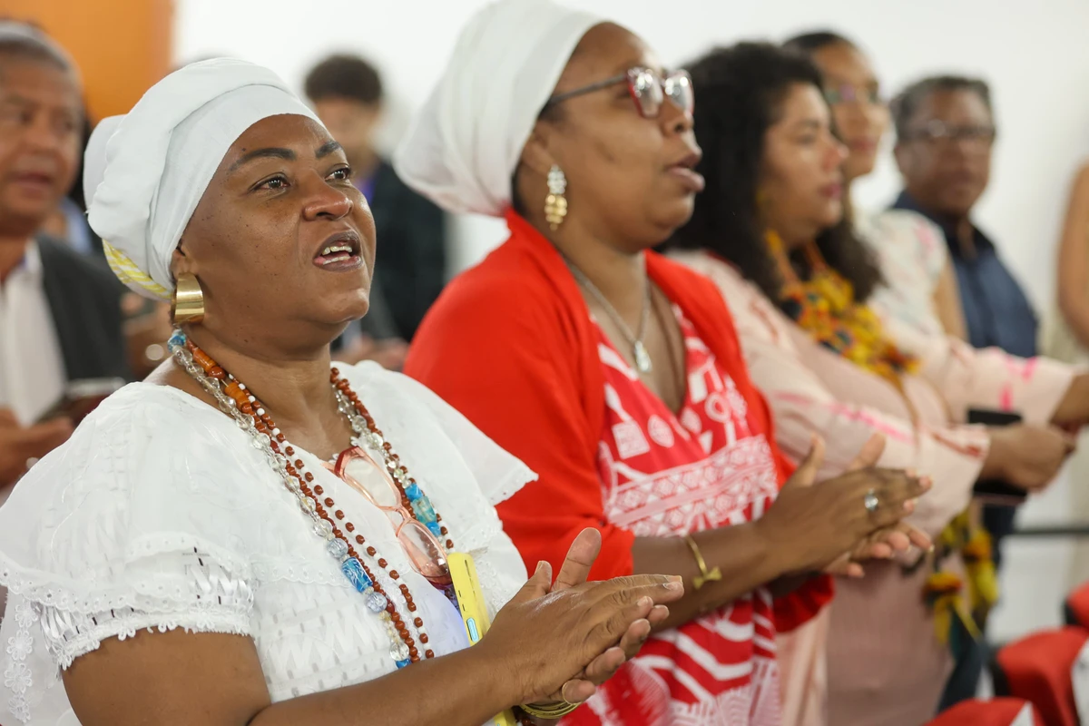 Lideranças de terreiros de candomblé por Marina Silva/CORREIO