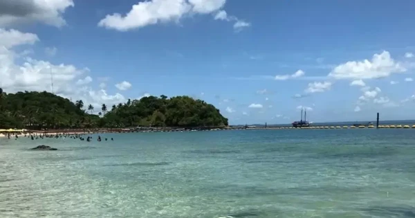 Praia de Salvador com águas cristalinas é eleita a melhor do mundo em 2025 por Fábio Marconi/Prefeitura de Salvador