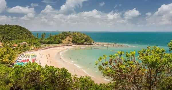 Praia de Salvador com águas cristalinas é eleita a melhor do mundo em 2025 por Fábio Marconi/Prefeitura de Salvador