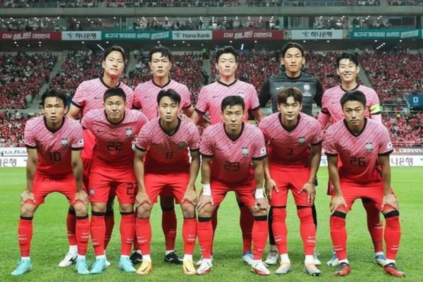 Seleção da Coreia do Sul  por Reprodução / Instagram 