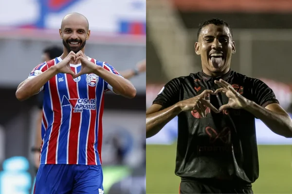 Thaciano, ex-Bahia, e Zé Hugo, ex-Vitória 