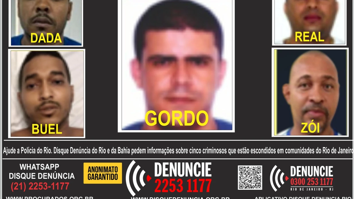 Imagem - Do crime baiano ao refúgio carioca: saiba onde traficantes se escondem no Rio