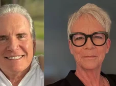 Imagem - Foto rara de infância revela Roberto Justus no colo de atriz famosa ao lado de Jamie Lee Curtis bebê