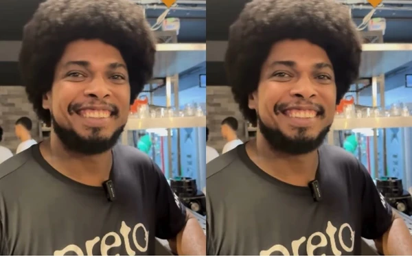Alain Santos, o garçom cupido e casamenteiro.
