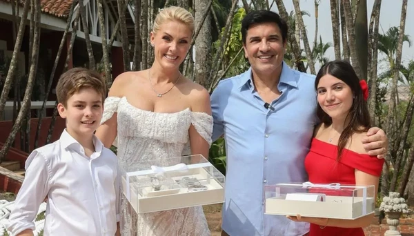 Ana Hickmann e Edu Guedes por Reprodução