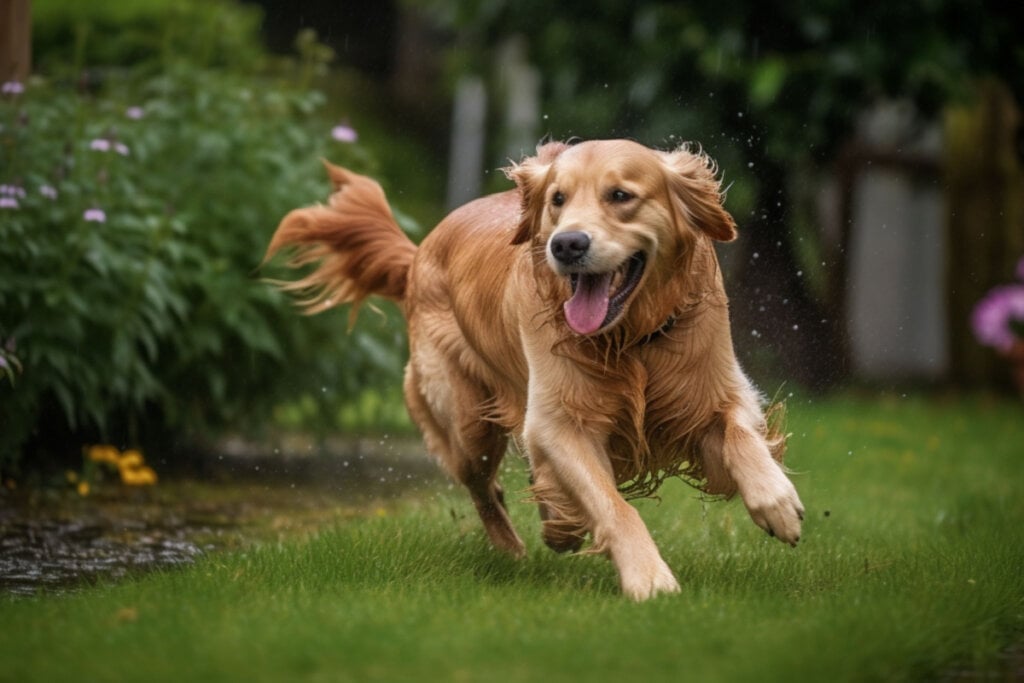 O golden retriever une inteligência, equilíbrio e uma paciência exemplar com crianças (Imagem: Donamen | Shutterstock)