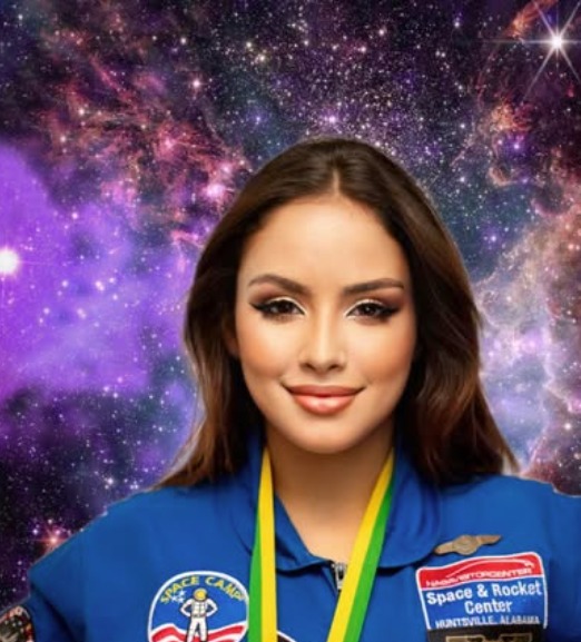 Jovem diz ser primeira mulher astronauta do Brasil por Reprodução / Redes sociais