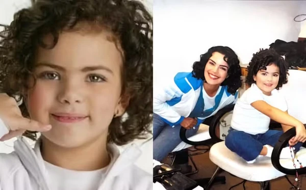 Sósia mirim de Ana Paula Arósio fez comercial com a atriz em 2004