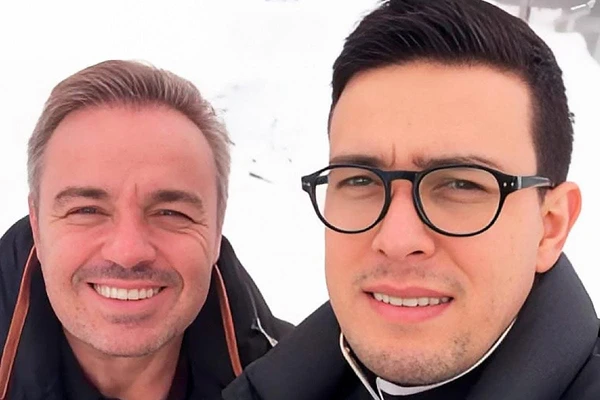 Thiago Salvático e Gugu Liberato