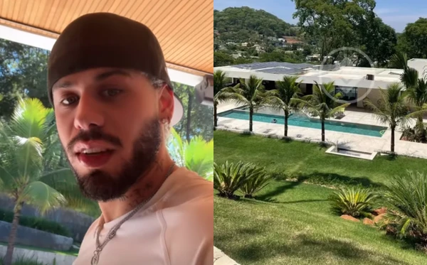 Zé Felipe mostrou nova mansão