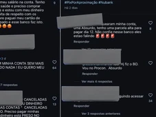 Imagem - Clientes reclamam de cancelamento 'do nada' de contas Nubank: 'Tem mais de R$ 10 mil preso'