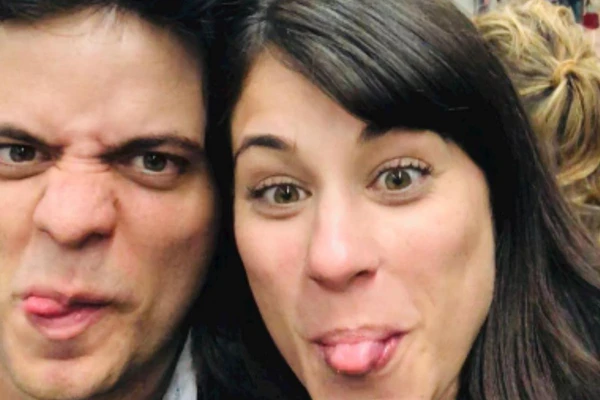Daniel Keller e Jéssica Senra