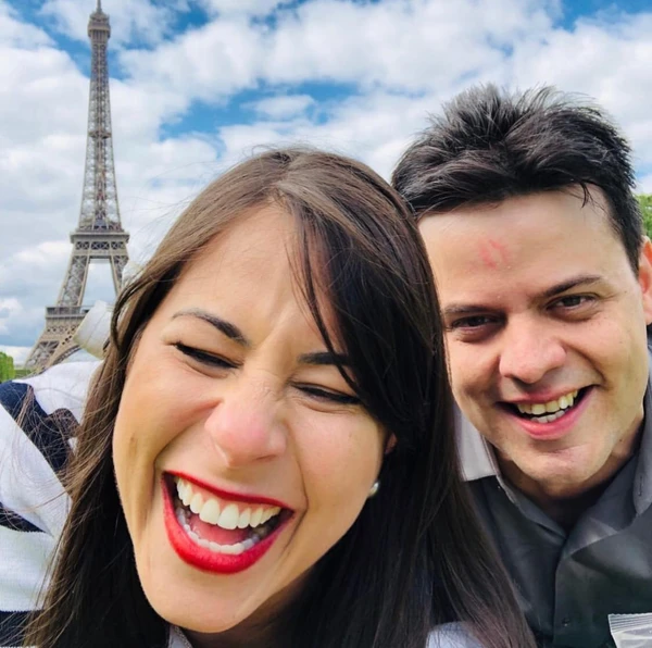 Daniel Keller e Jéssica Senra por Reprodução