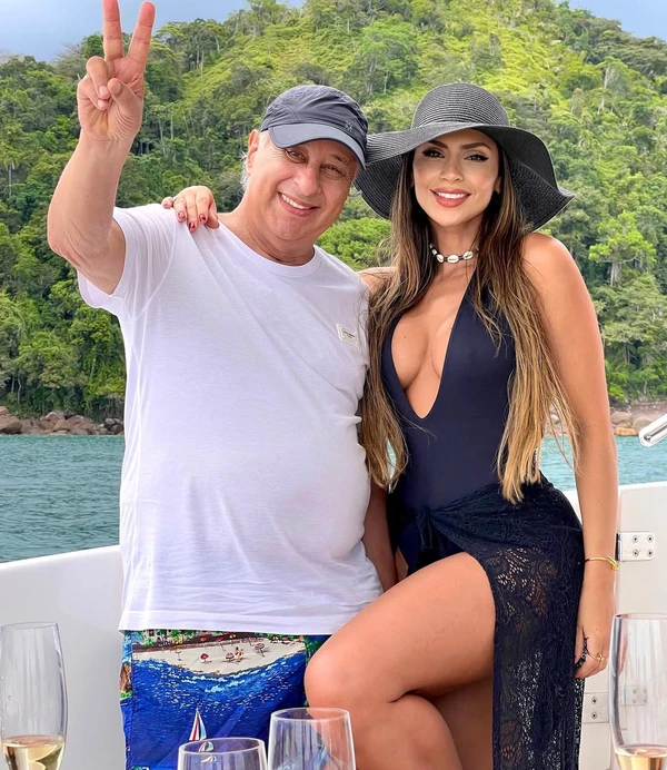 Marco Polo Del Nero e Clara Brasil por  Reprodução/Instagram