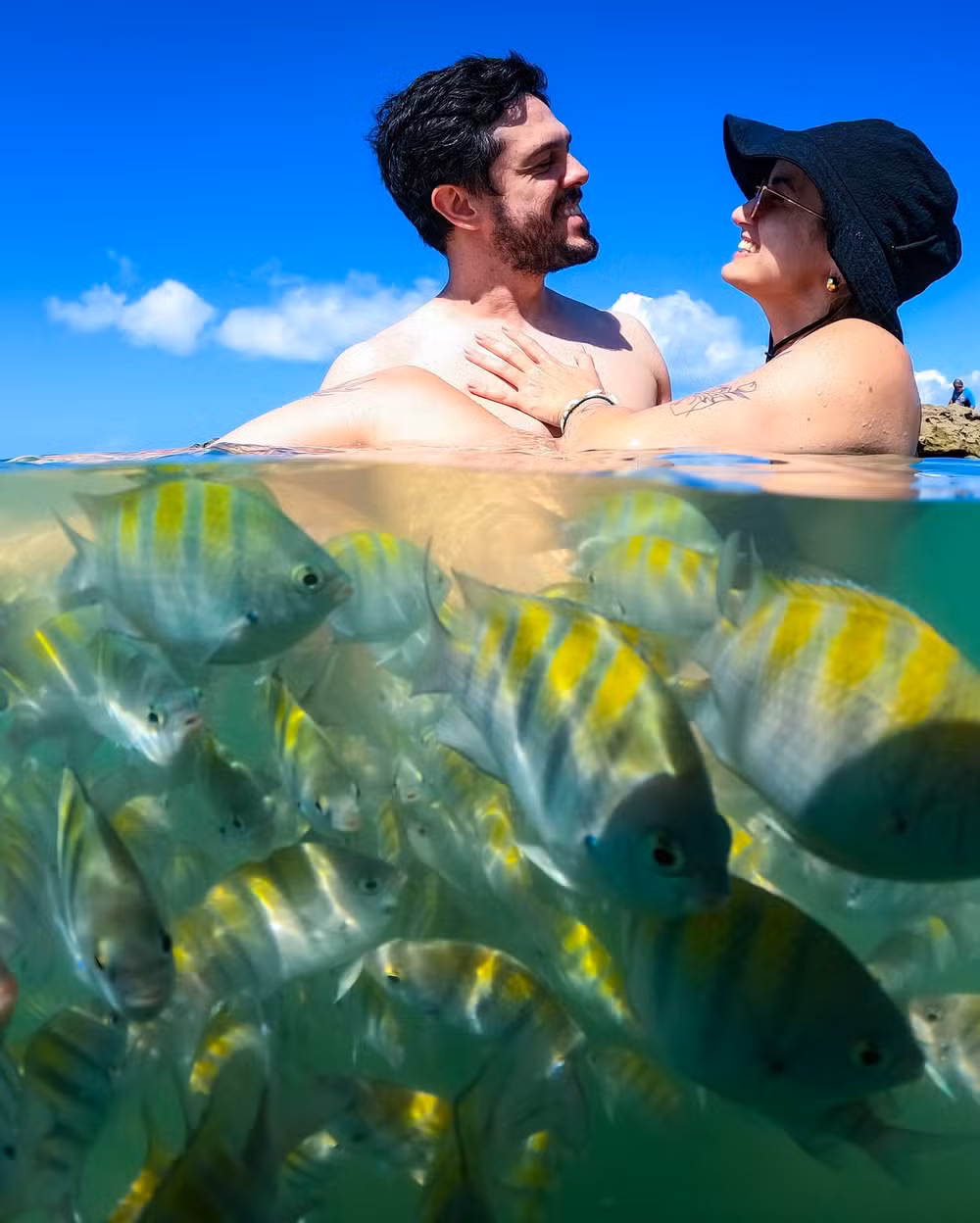 Mari Palma e Osmar Campbell por Reprodução/Instagram