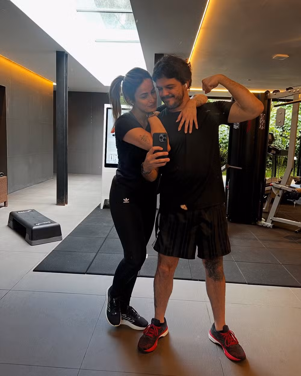 Mari Palma e Osmar Campbell por Reprodução/Instagram