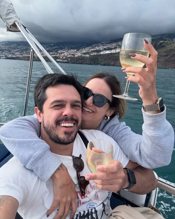 Mari Palma e Osmar Campbell por Reprodução/Instagram