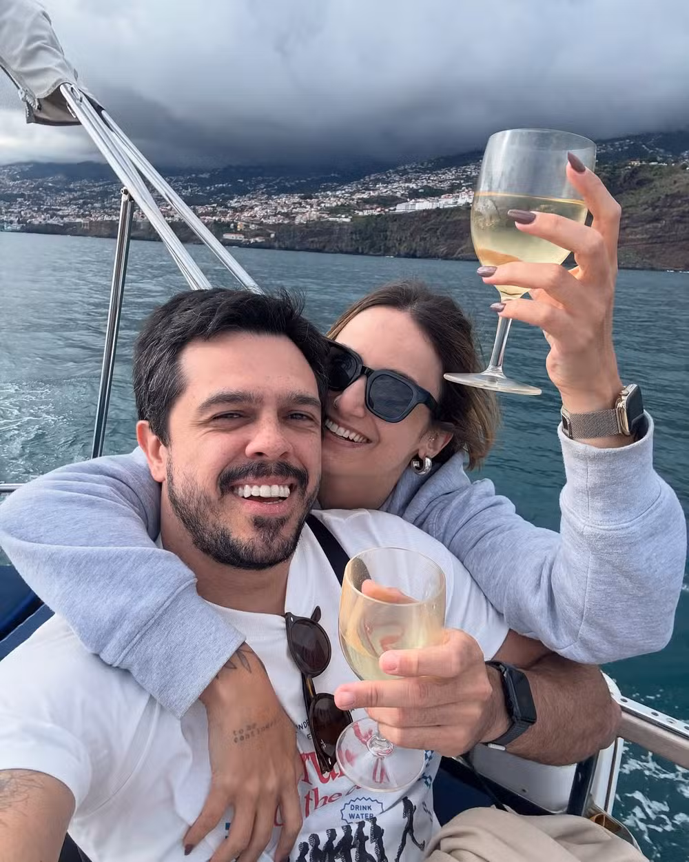 Mari Palma e Osmar Campbell por Reprodução/Instagram