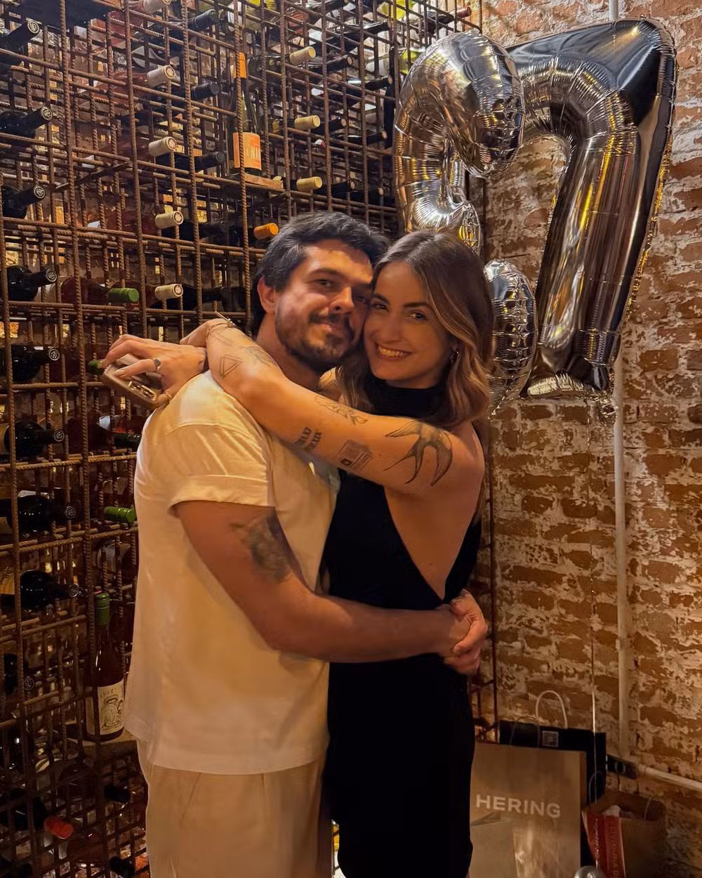 Mari Palma e Osmar Campbell por Reprodução/Instagram