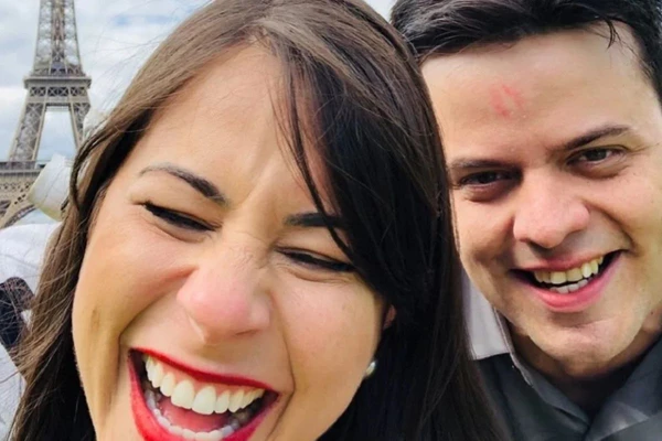 Daniel Keller e Jéssica Senra