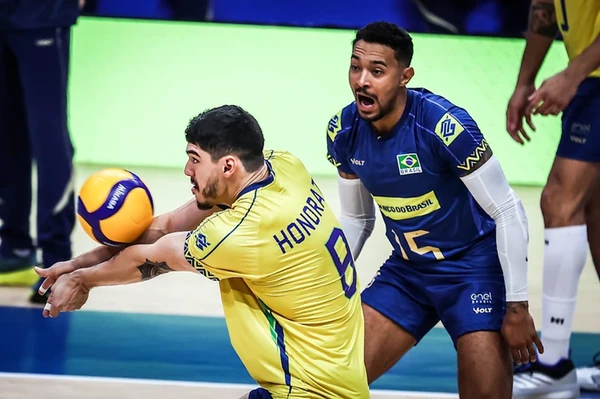 Brasil vence a Eslovênia por 3 sets a 0 em partida pela Liga das Nações de Vôlei por Divulgação/Fivb