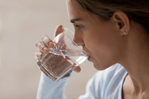 Água com gás por Shutterstock