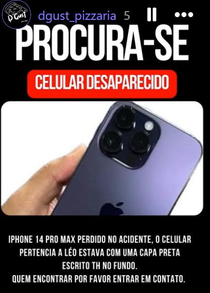 Celular do motorista ainda está desapareido  por Reprodução