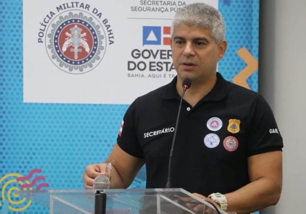 Maurício Teles Barbosa, ex-secretário de Segurança Pública da Bahia, foi afastado por suspeita de envolvimento por Alberto Maraux/SSP