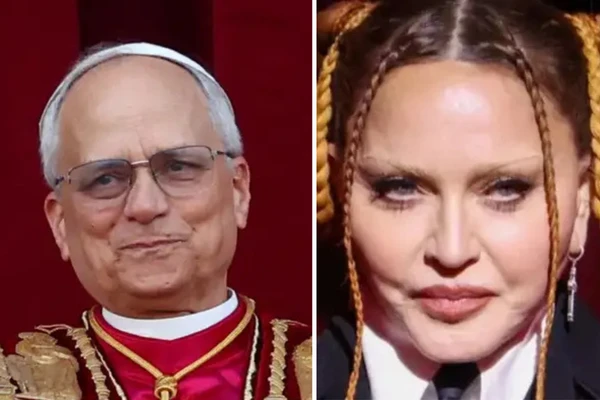 Papa Leão e Madonnna