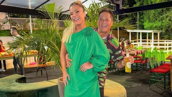 Poliana Rocha e Leonardo por Reprodução