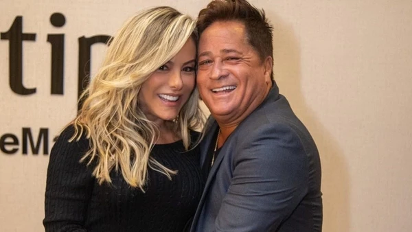 Poliana Rocha e Leonardo por Reprodução
