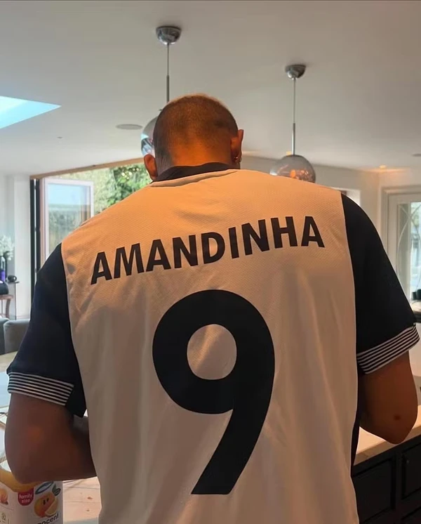 Richarlison e Amanda Araújo por Reprodução/Redes Sociais  