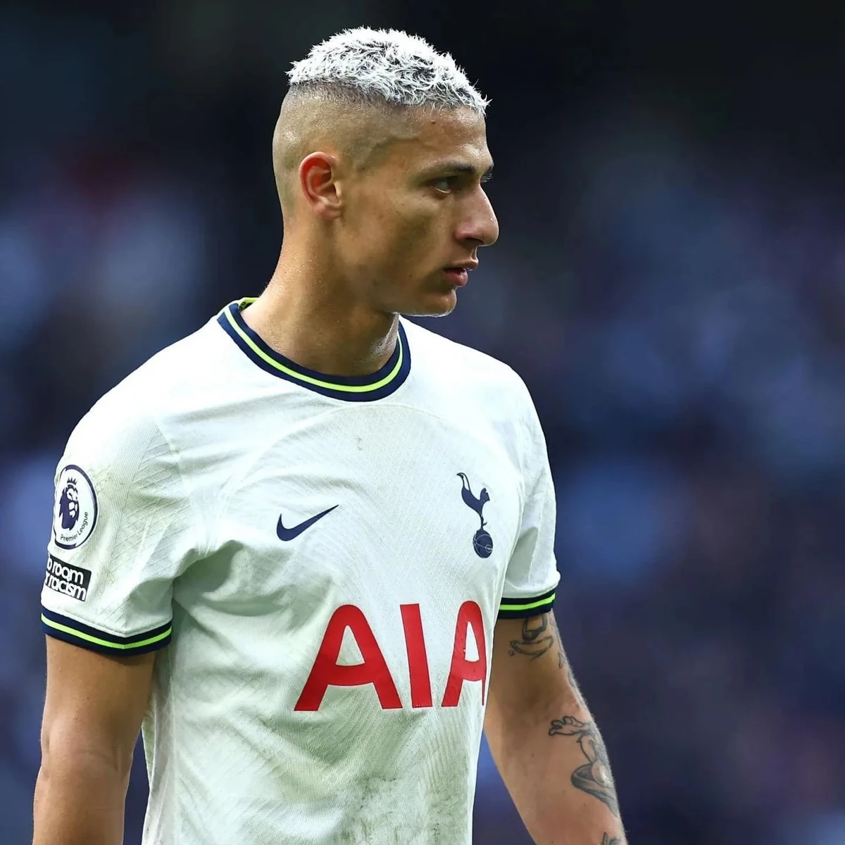 Richarlison na partida do dia 26 pelo Tottenham por Reprodução/Redes Sociais 