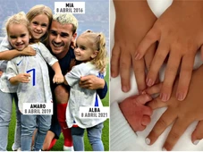 Imagem - Quarto filho de Griezmann é o primeiro que não nasce em 8 de abril